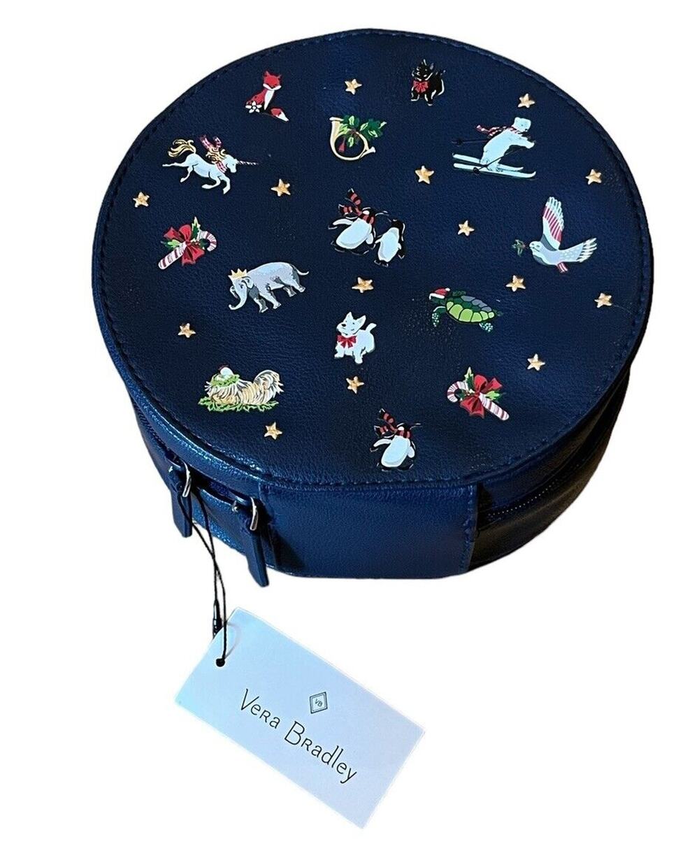 Vera Bradley Snow Globe Motifs WHIMSY COSMETIC CASE NWT Holiday Winter